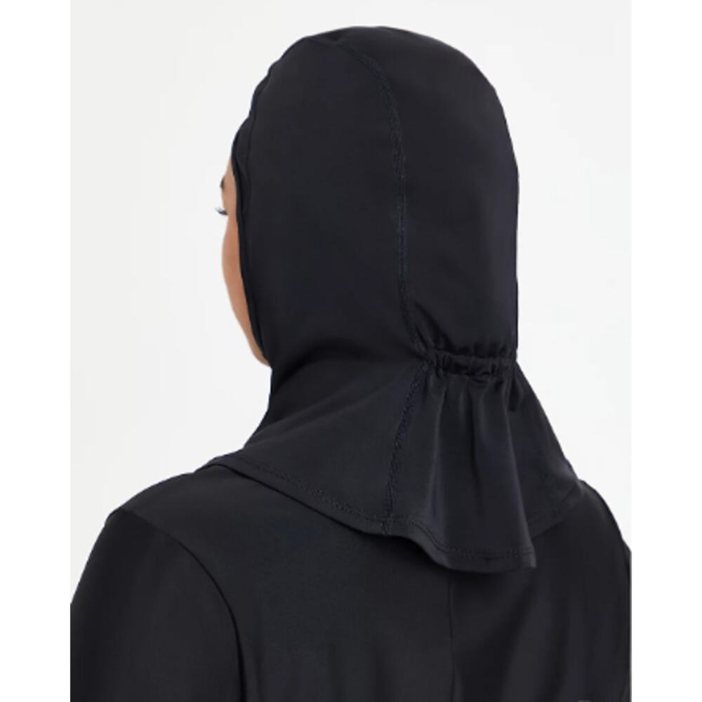 BLACK SWIM HIJAB, UPF 50+ SUN PROTECTION - Picture 2 of 3